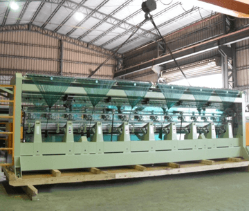 Shipping History- Shade Net Making Machine to Nhava Sheva (India)