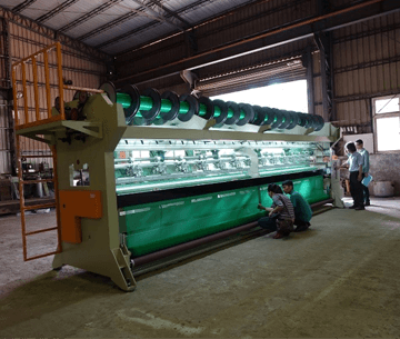 Construction Net Making Machine Set Up in Vietnam