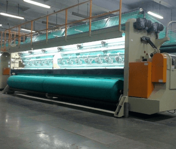 Shade Net Making Machine Set Up in India in 2014